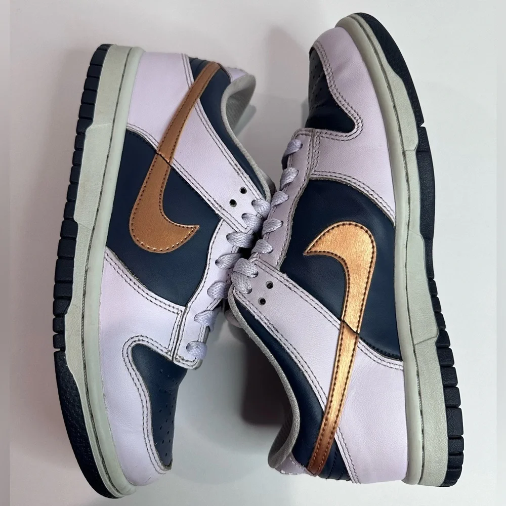 Nike Kids' Blue and Purple Dunk Sneakers